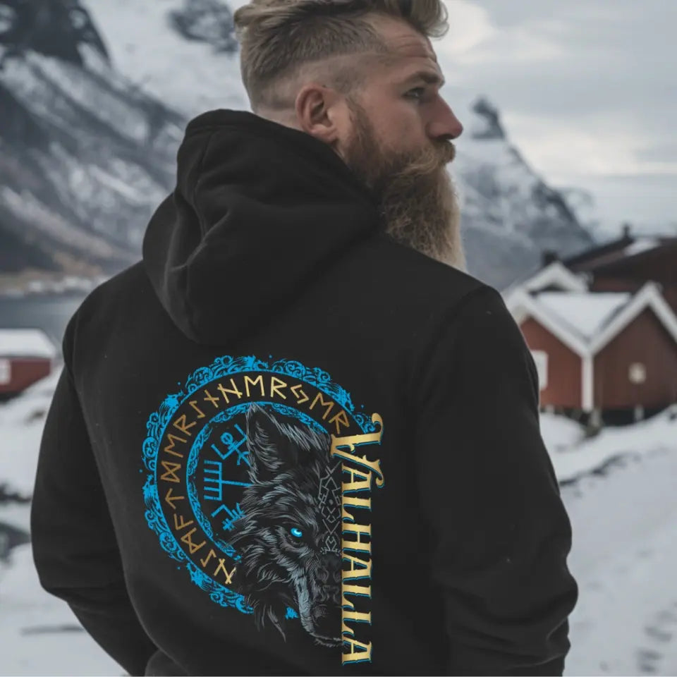 Valhalla Wolf Bio Hoodie